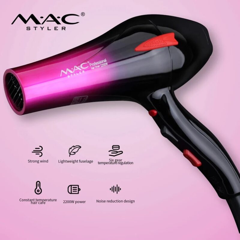 سشوار 2200 وات مک استایلر MAC STYLER 6616A